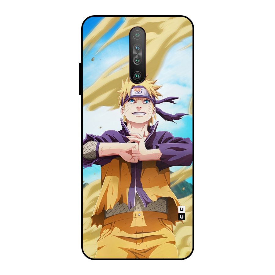 Ready Naruto Metal Back Case for Poco X2