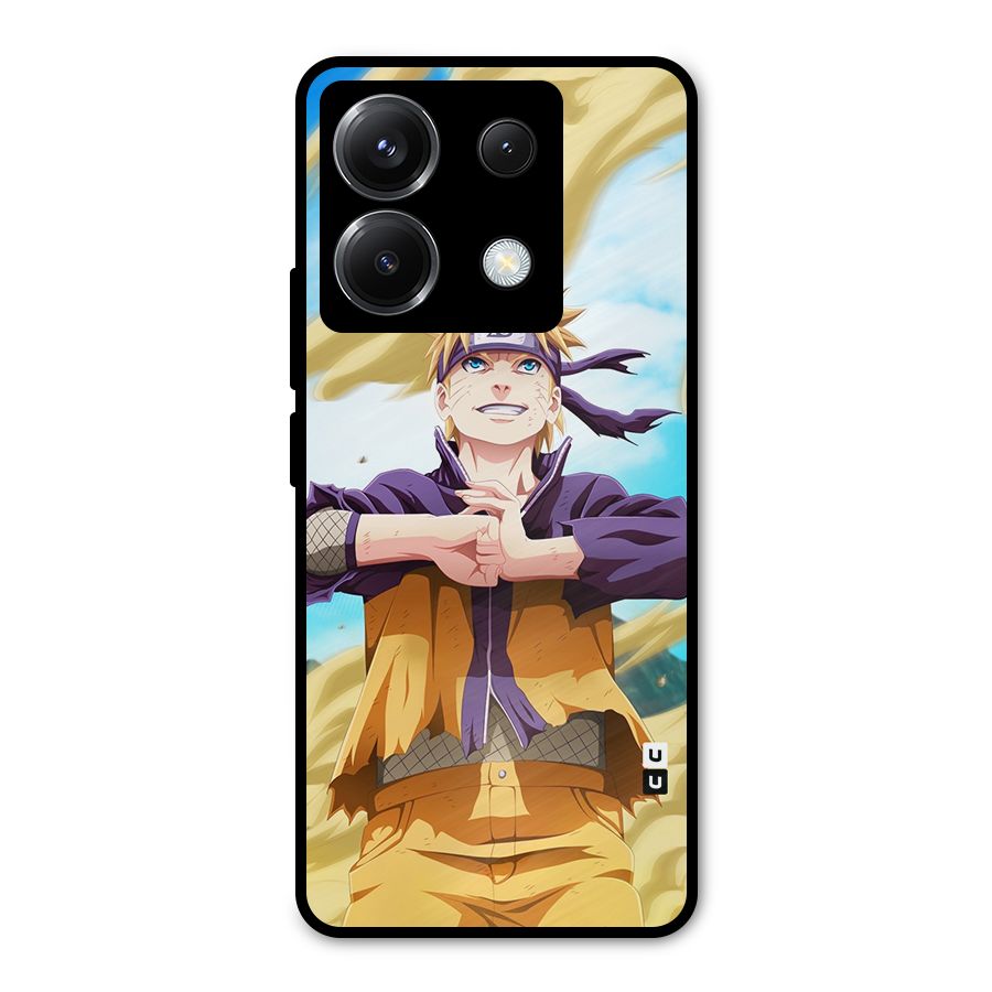 Ready Naruto Metal Back Case for Poco X6
