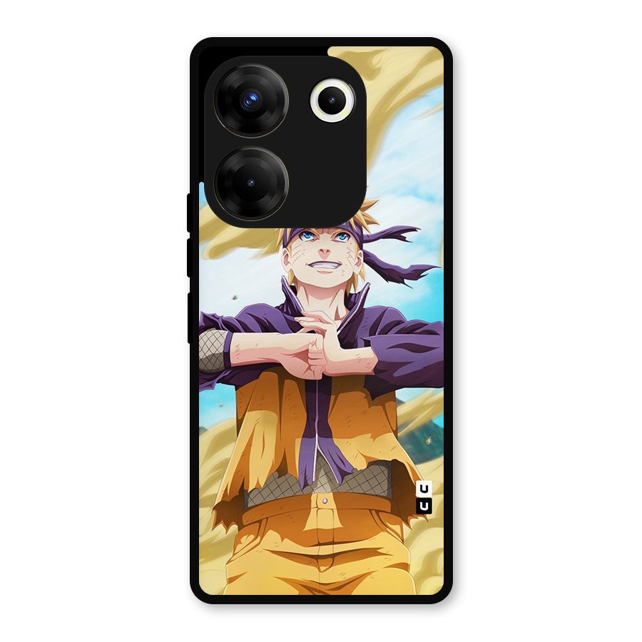 Ready Naruto Metal Back Case for Tecno Camon 20