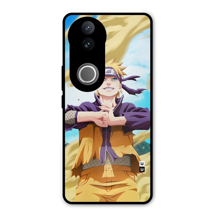 Ready Naruto Metal Back Case for Vivo V50e