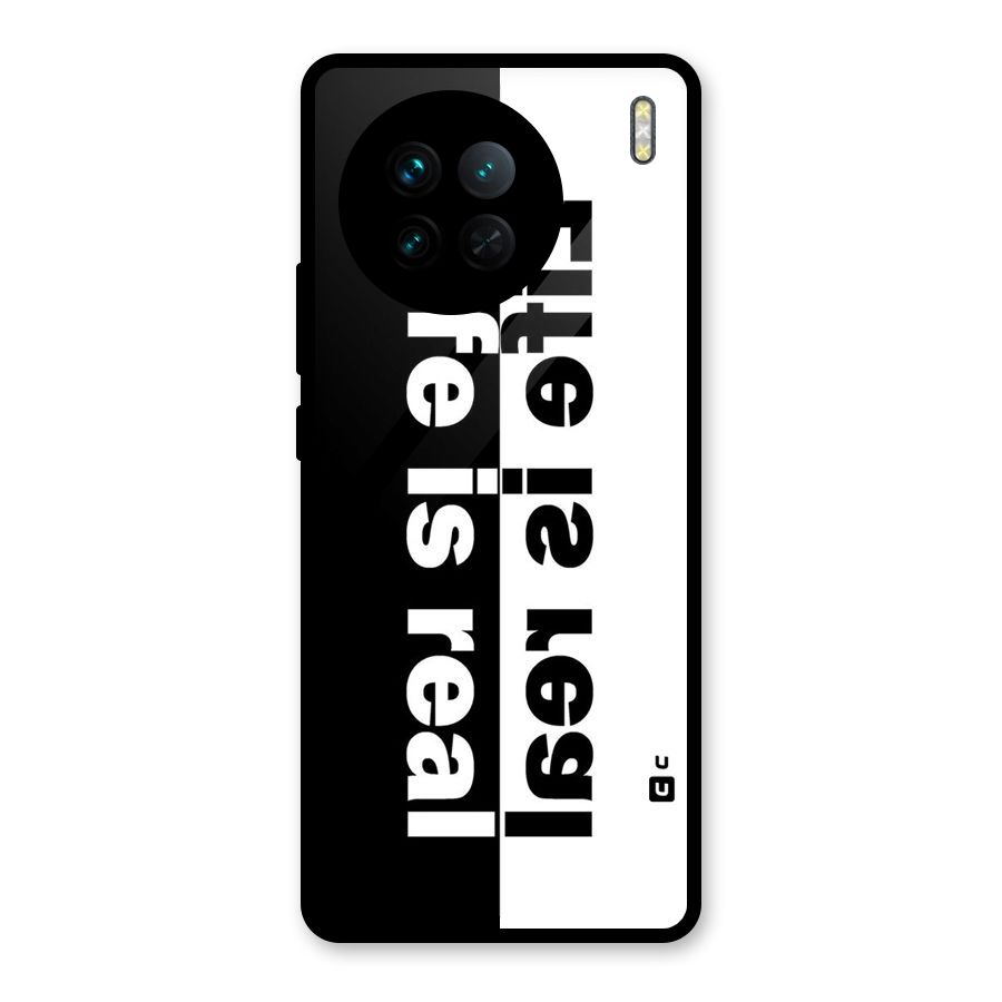 Real Life Glass Back Case for Vivo X90