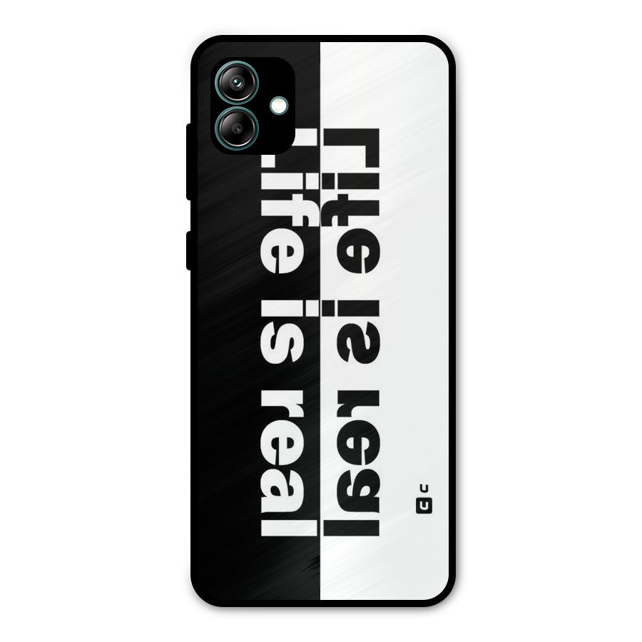 Real Life Metal Back Case for Galaxy A04