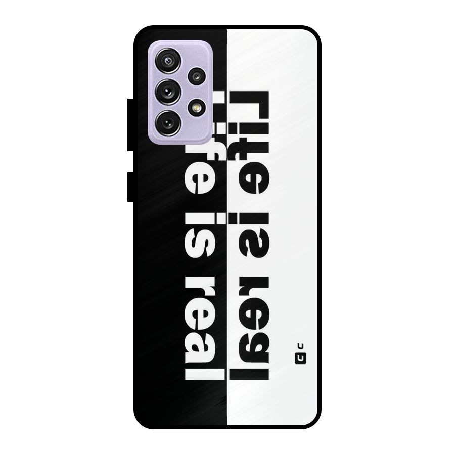 Real Life Metal Back Case for Galaxy A72