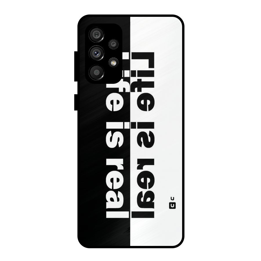 Real Life Metal Back Case for Galaxy A73 5G