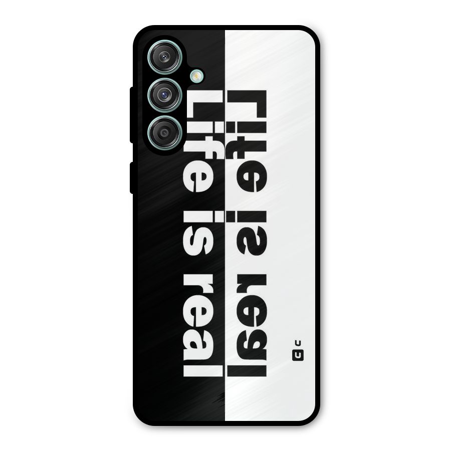 Real Life Metal Back Case for Galaxy M55 5G