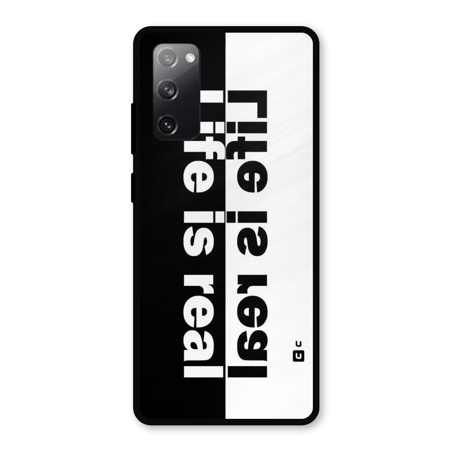 Real Life Metal Back Case for Galaxy S20 FE 5G