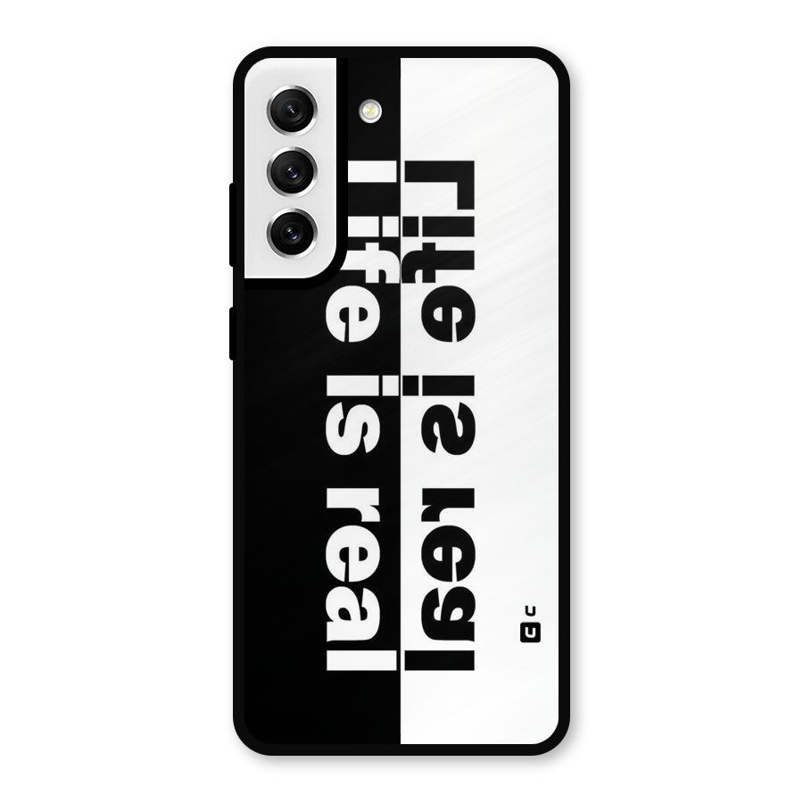 Real Life Metal Back Case for Galaxy S21 FE 5G