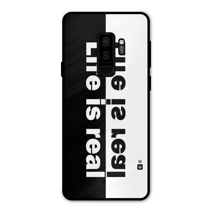Real Life Metal Back Case for Galaxy S9 Plus