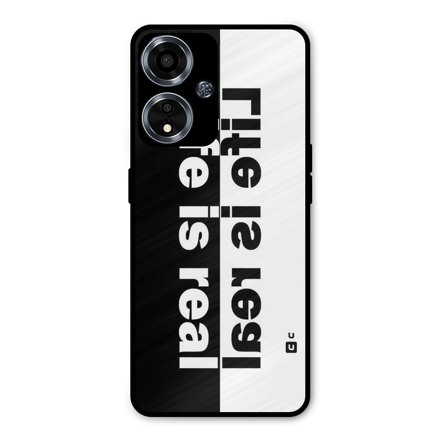 Real Life Metal Back Case for Oppo A59