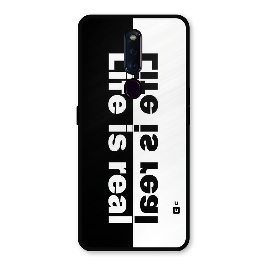 Real Life Metal Back Case for Oppo F11 Pro