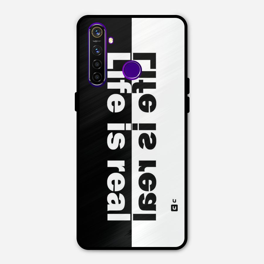 Real Life Metal Back Case for Realme 5 Pro