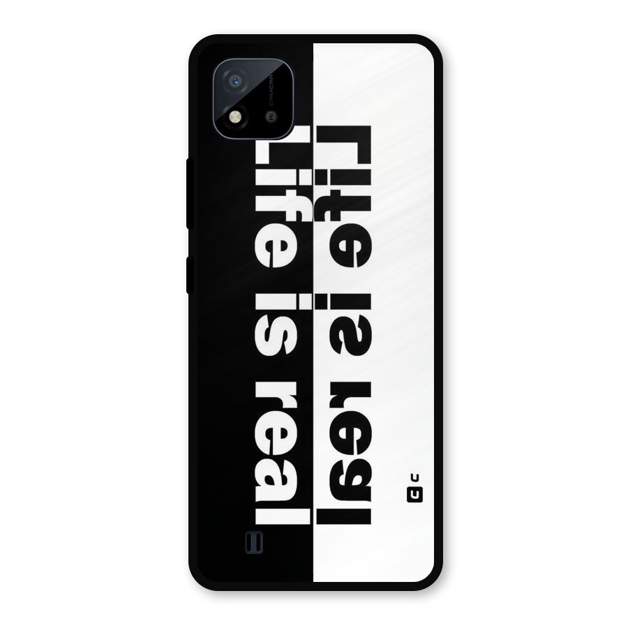 Real Life Metal Back Case for Realme C11 2021