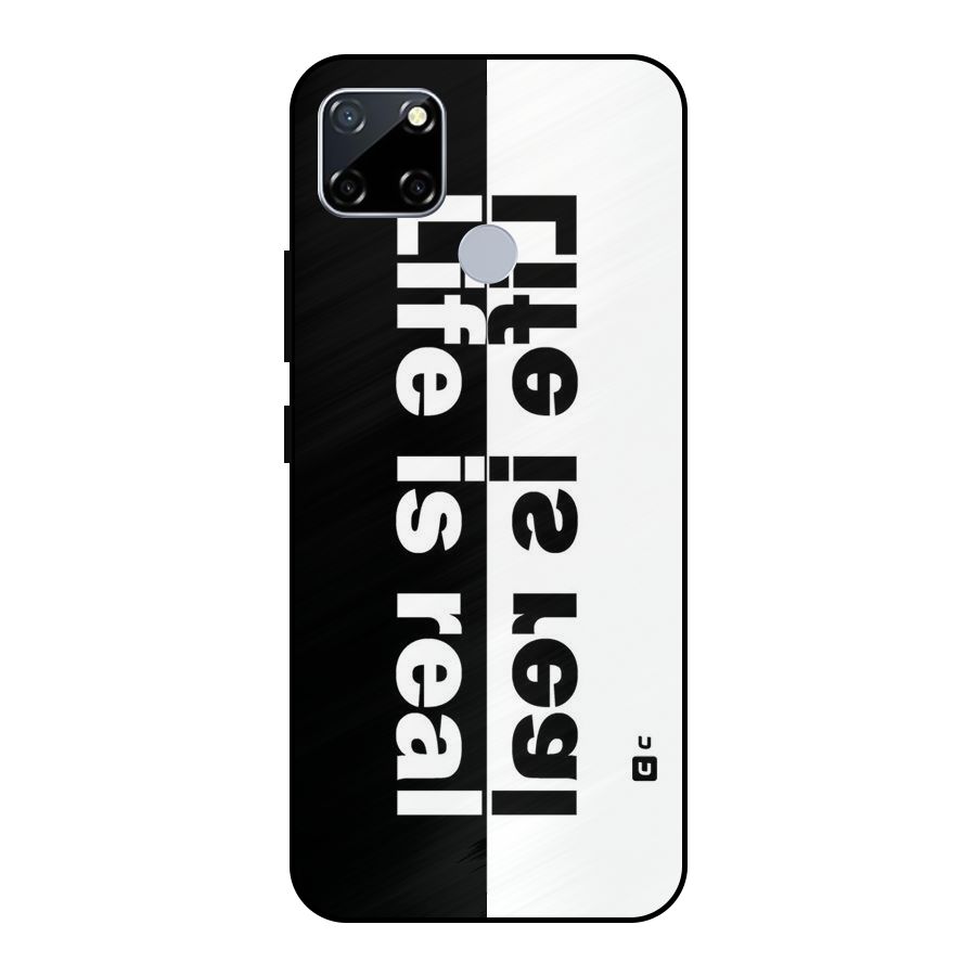 Real Life Metal Back Case for Realme Narzo 20