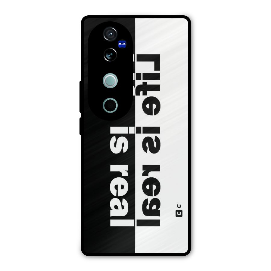 Real Life Metal Back Case for Vivo V40