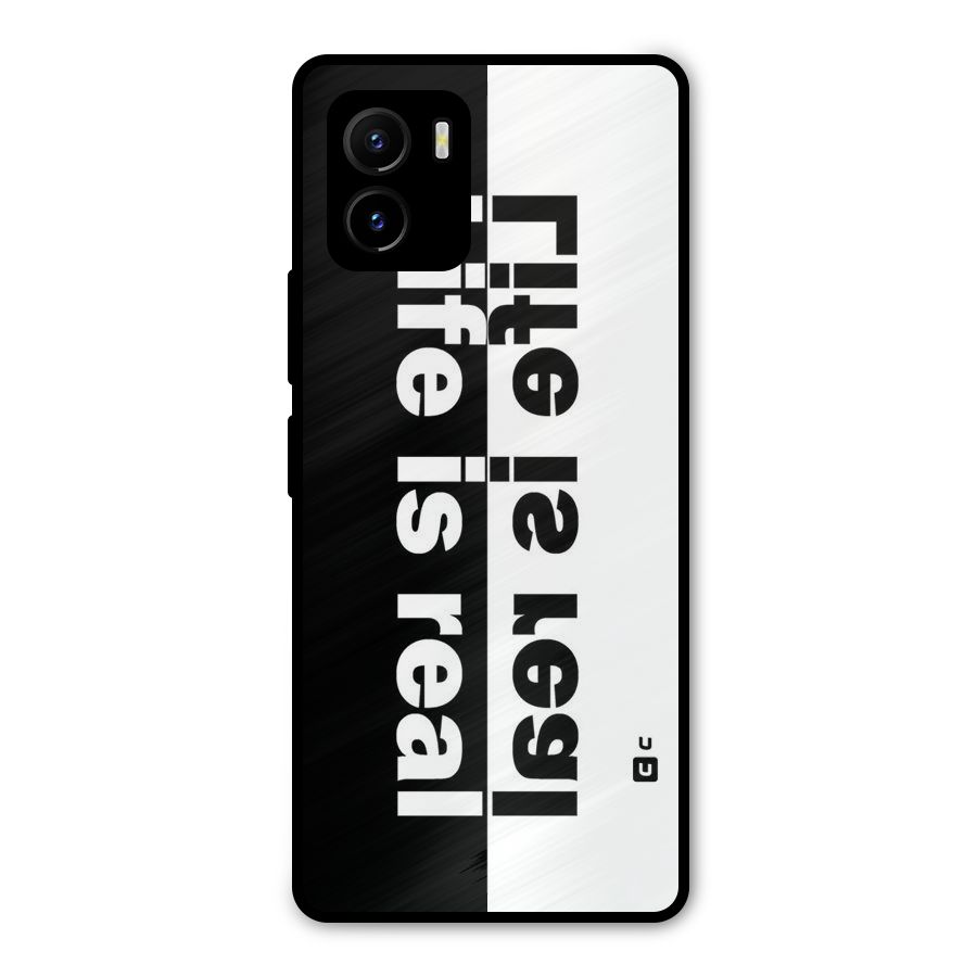 Real Life Metal Back Case for Vivo Y15s