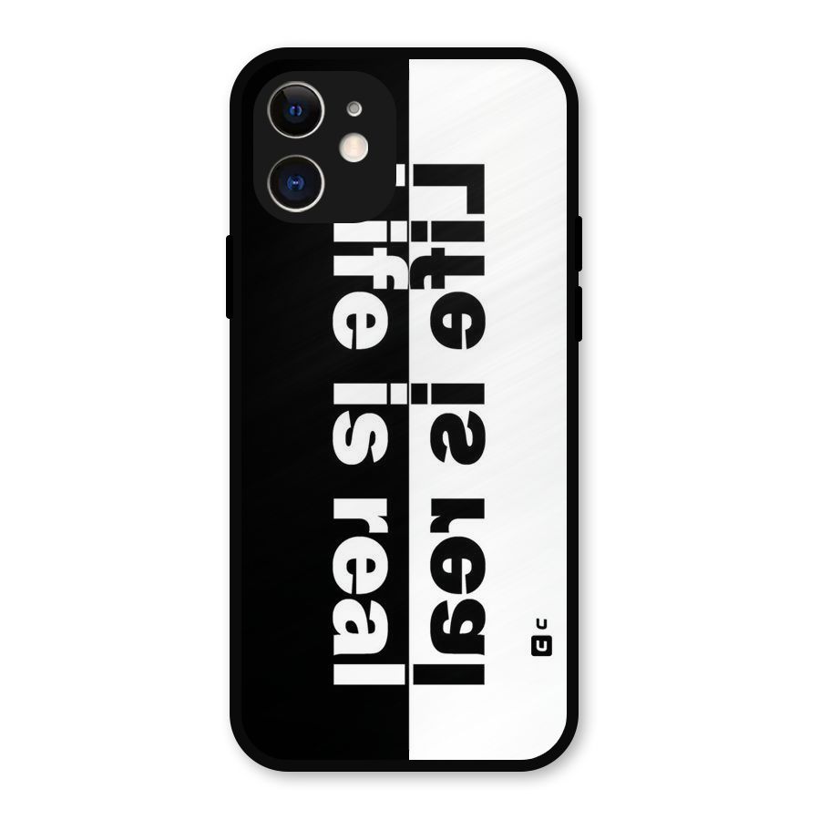Real Life Metal Back Case for iPhone 12