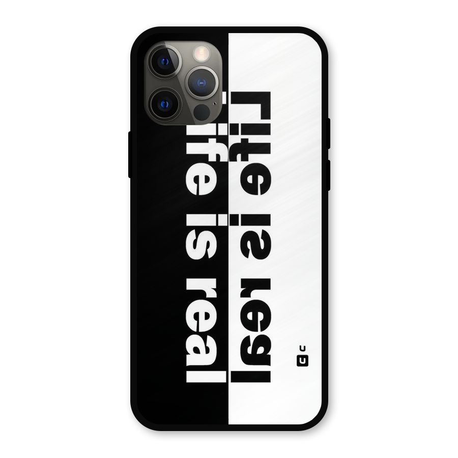 Real Life Metal Back Case for iPhone 12 Pro