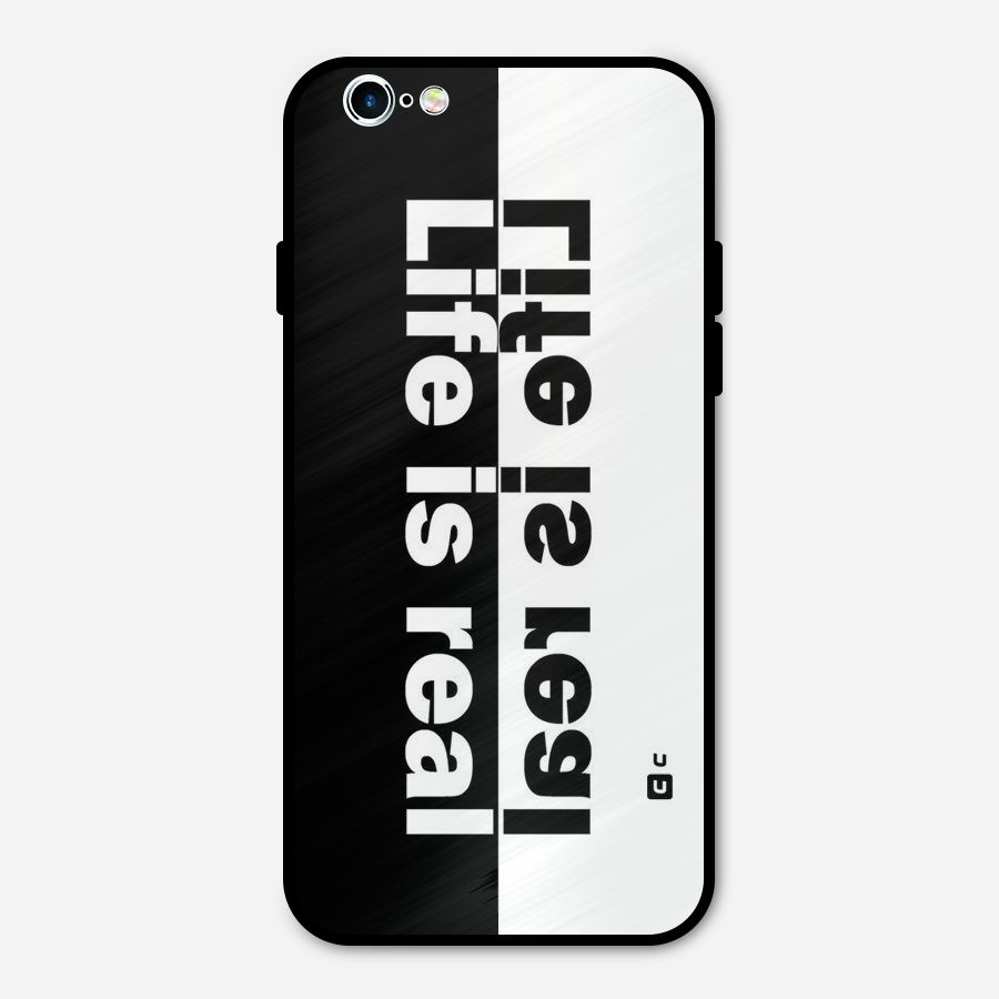 Real Life Metal Back Case for iPhone 6 6s