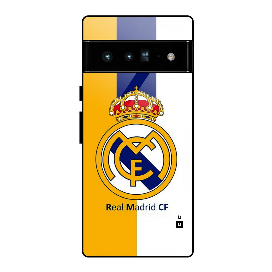 Real Madrid Glass Back Case for Google Pixel 6 Pro