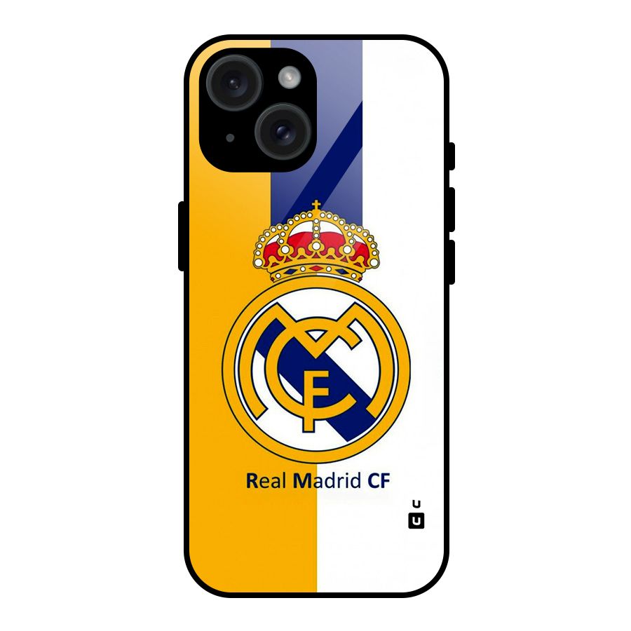 Real Madrid Glass Back Case for iPhone 15