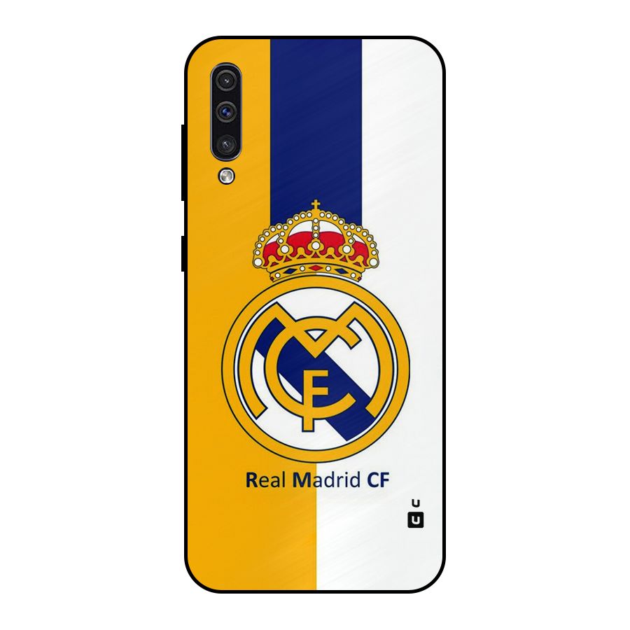 Real Madrid Metal Back Case for Galaxy A30s