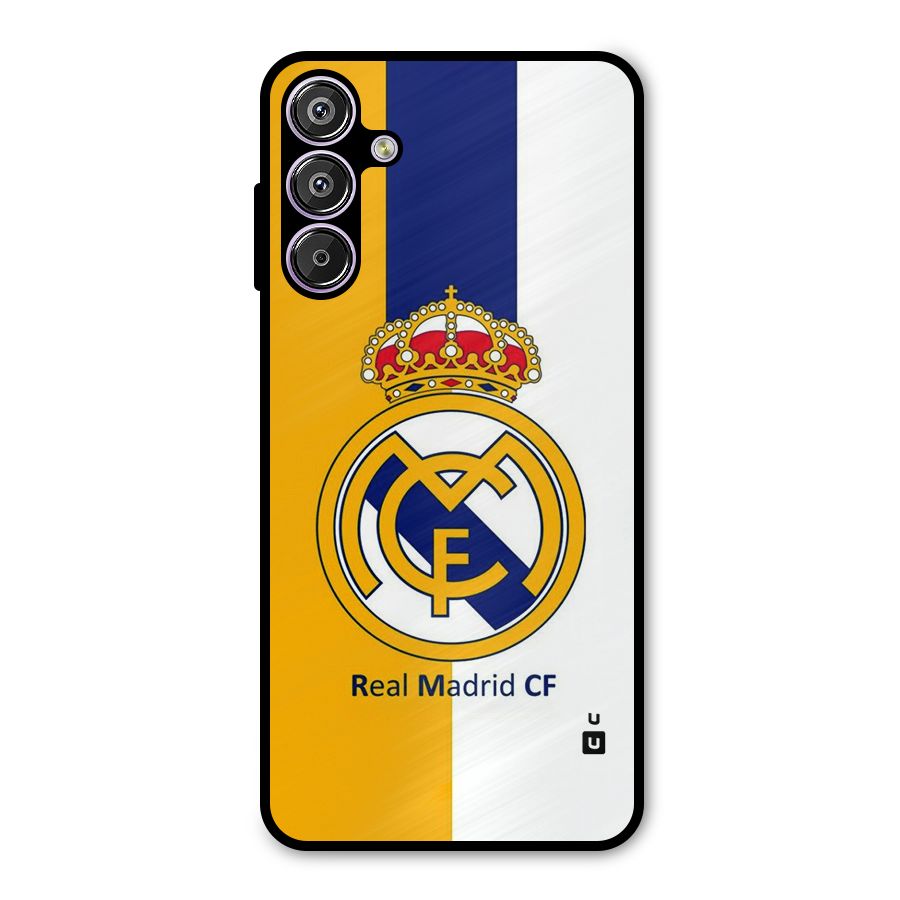 Real Madrid Metal Back Case for Galaxy M15