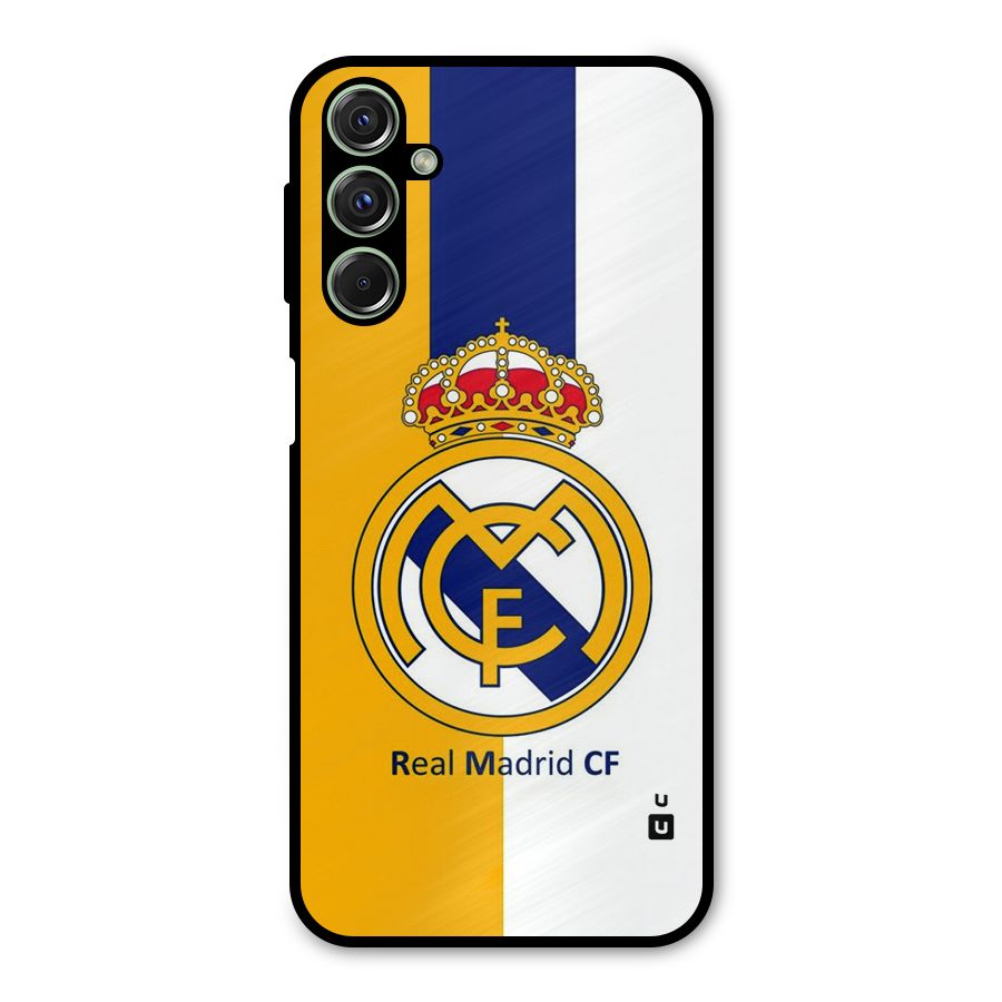 Real Madrid Metal Back Case for Galaxy M34