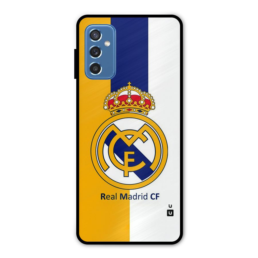 Real Madrid Metal Back Case for Galaxy M52 5G