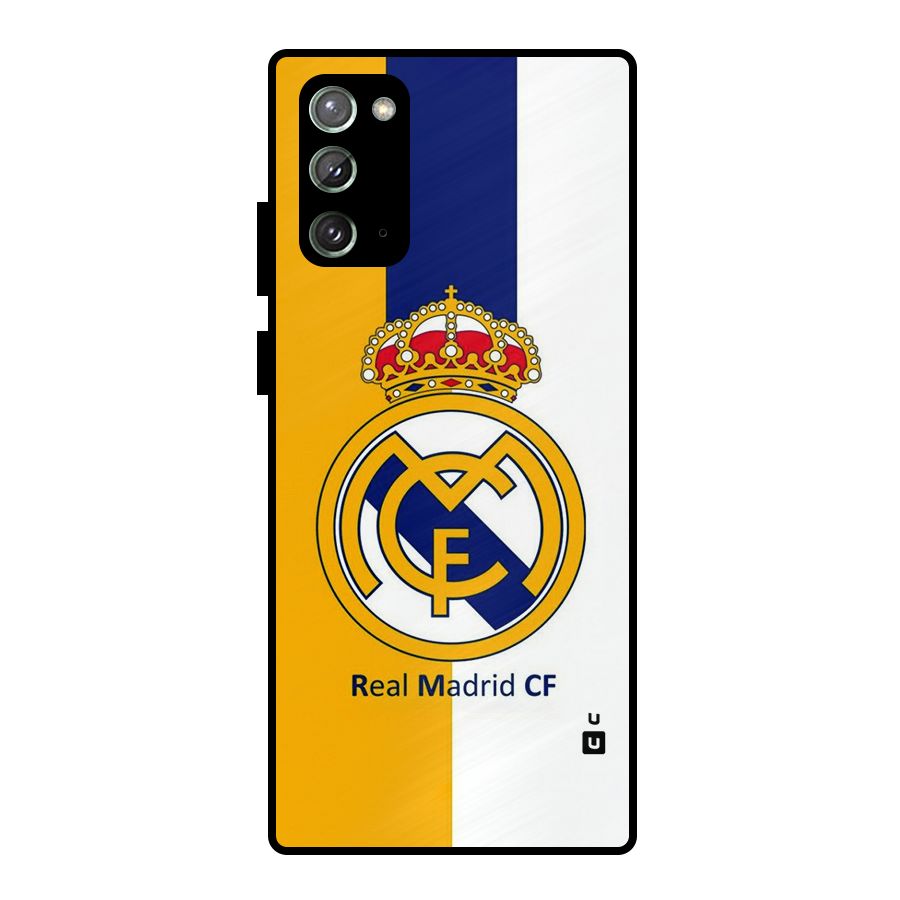 Real Madrid Metal Back Case for Galaxy Note 20