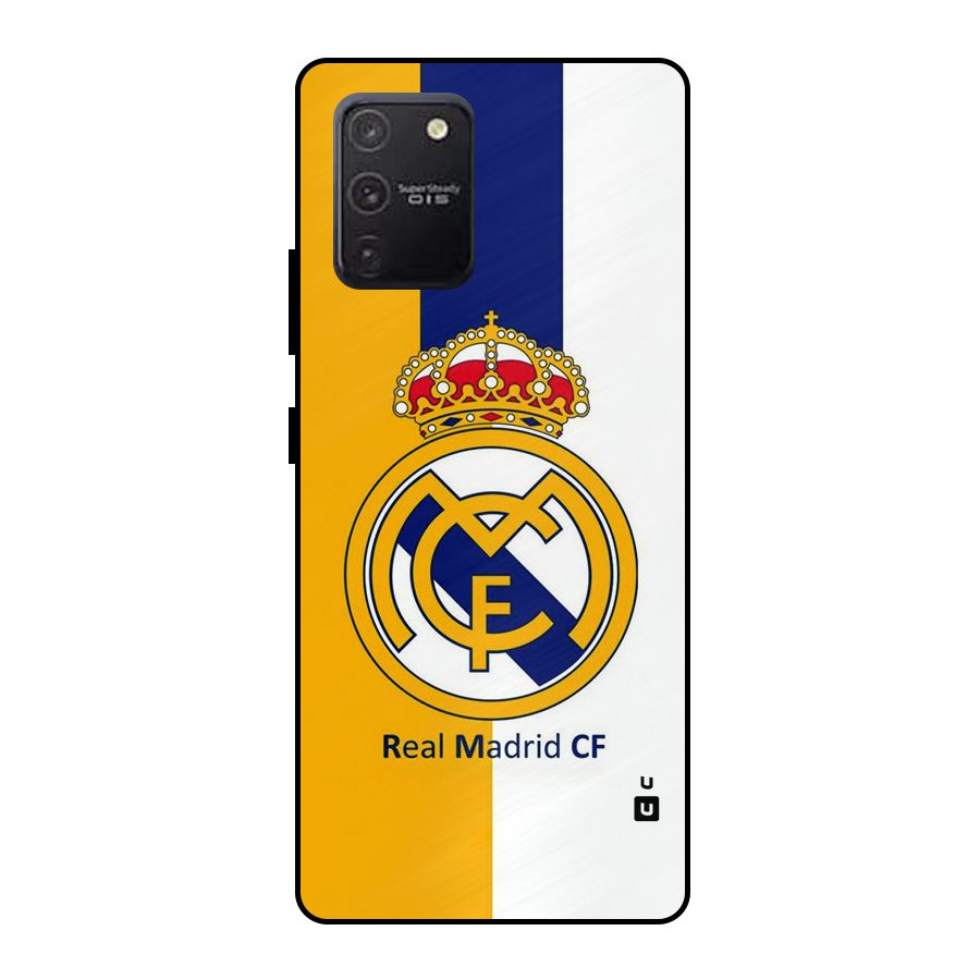 Real Madrid Metal Back Case for Galaxy S10 Lite