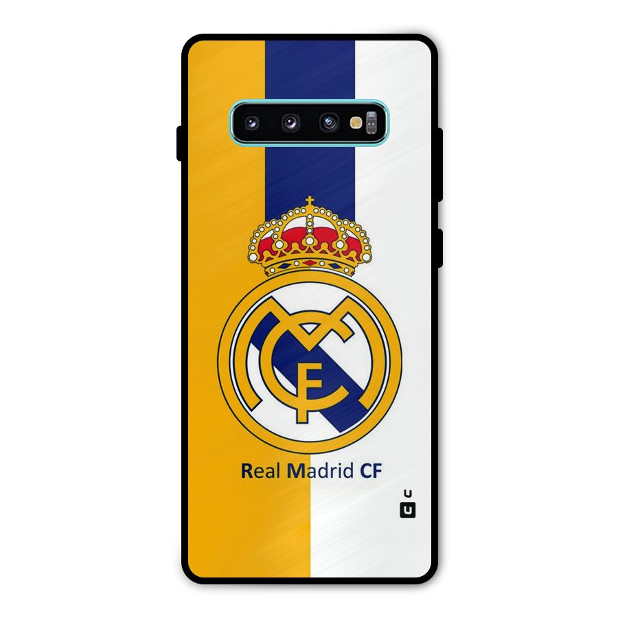 Real Madrid Metal Back Case for Galaxy S10 Plus