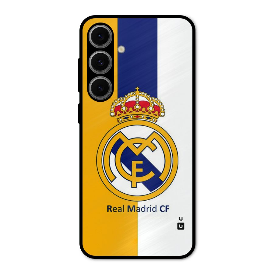 Real Madrid Metal Back Case for Galaxy S24 FE