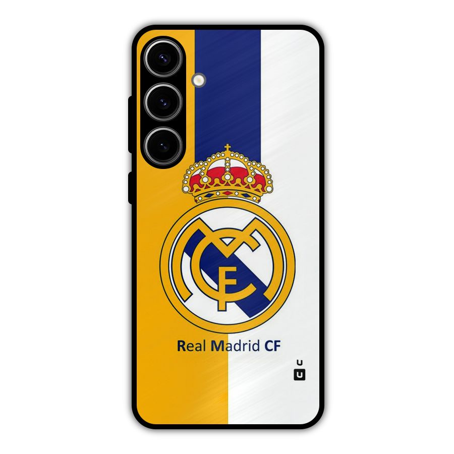 Real Madrid Metal Back Case for Galaxy S24 Plus