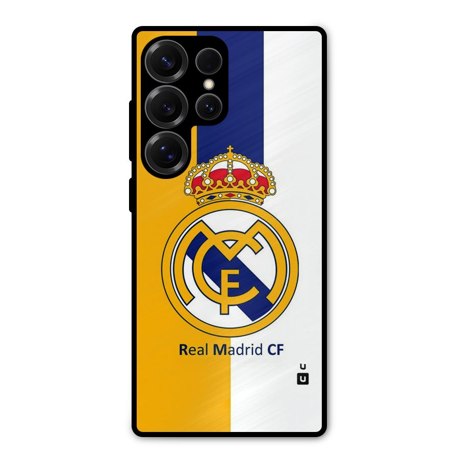 Real Madrid Metal Back Case for Galaxy S25 Ultra
