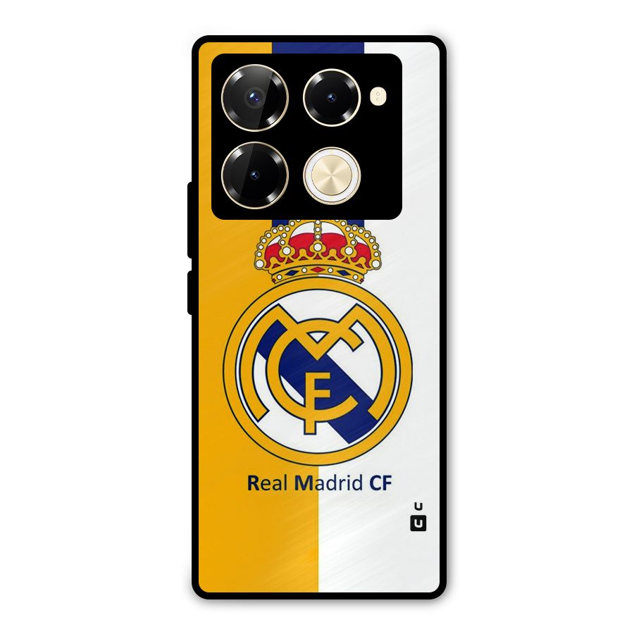 Real Madrid Metal Back Case for Infinix Note 40 Pro Plus