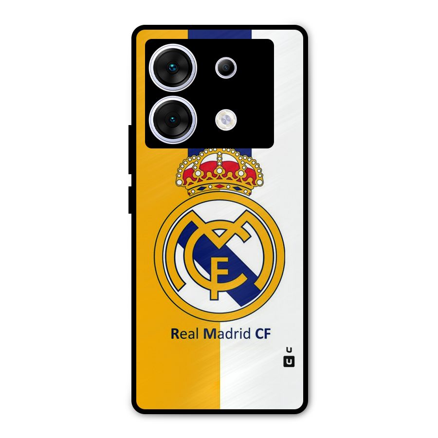 Real Madrid Metal Back Case for Infinix Zero 30 5G