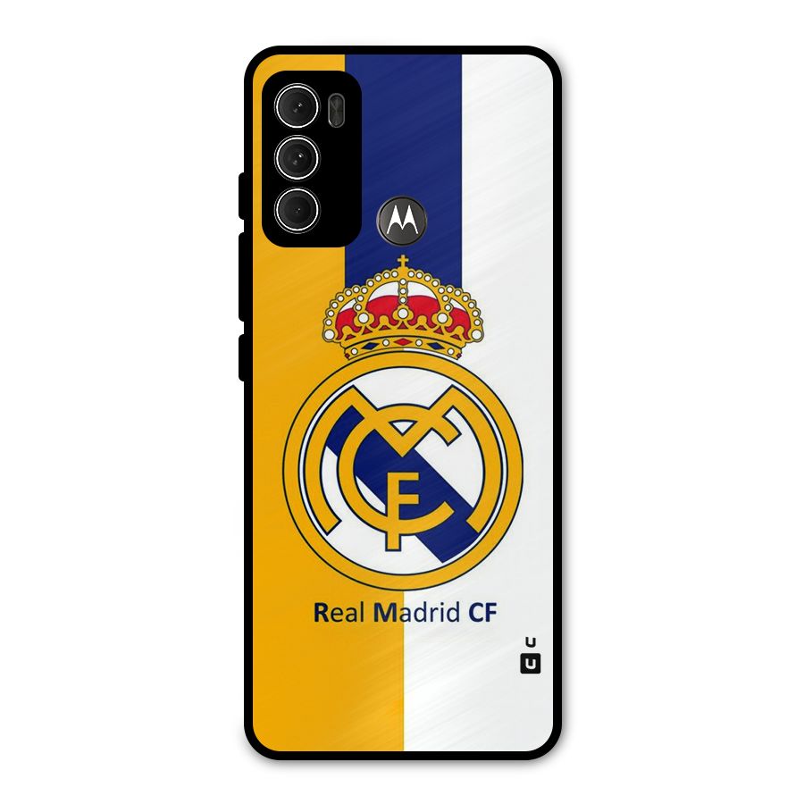 Real Madrid Metal Back Case for Moto G60
