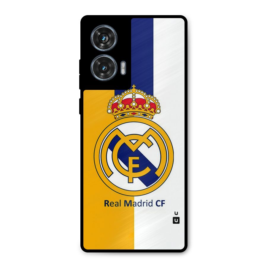Real Madrid Metal Back Case for Motorola Edge 50 Fusion