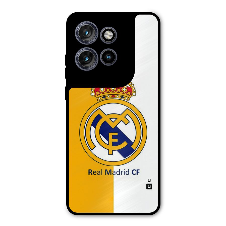 Real Madrid Metal Back Case for Motorola Edge 50 Neo