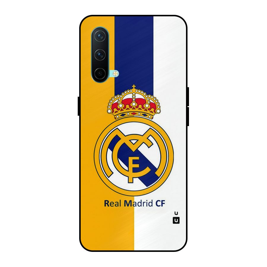 Real Madrid Metal Back Case for OnePlus Nord CE 5G