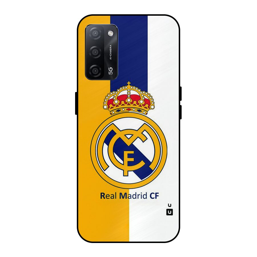 Real Madrid Metal Back Case for Oppo A53s 5G