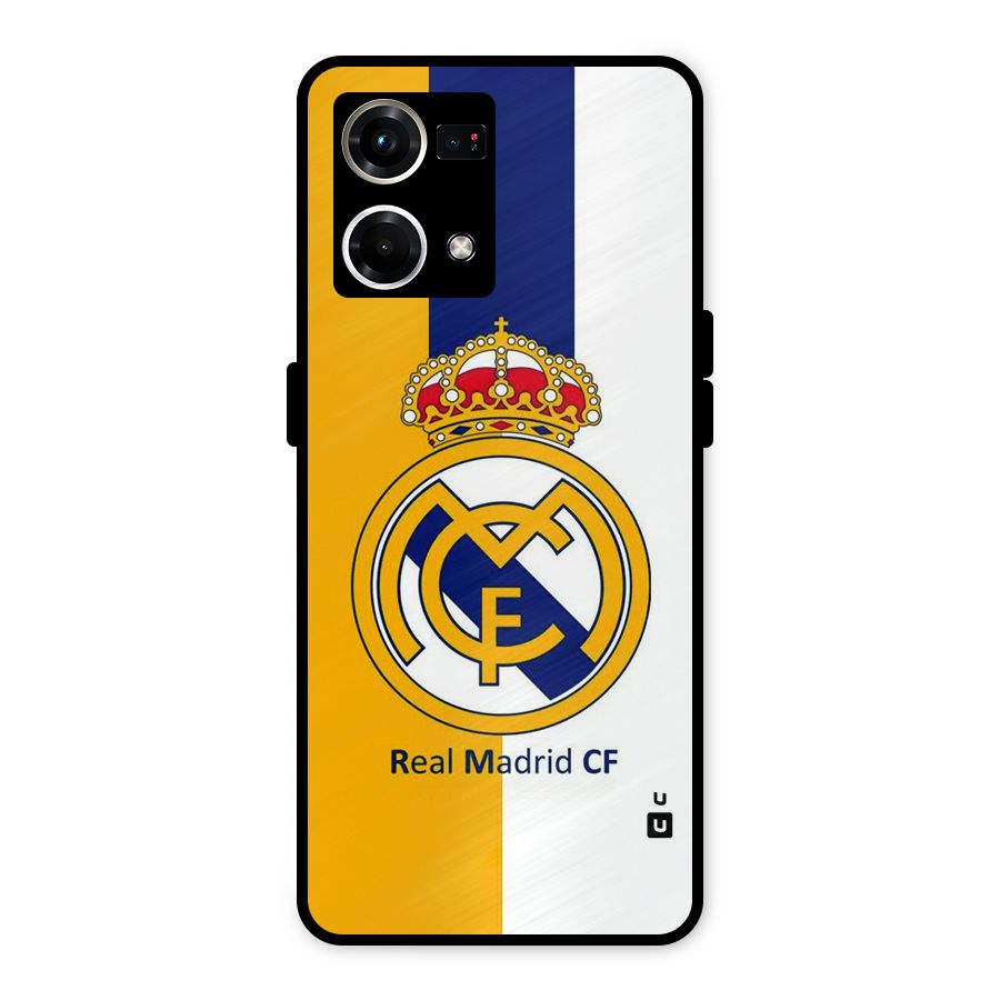 Real Madrid Metal Back Case for Oppo F21s Pro 4G
