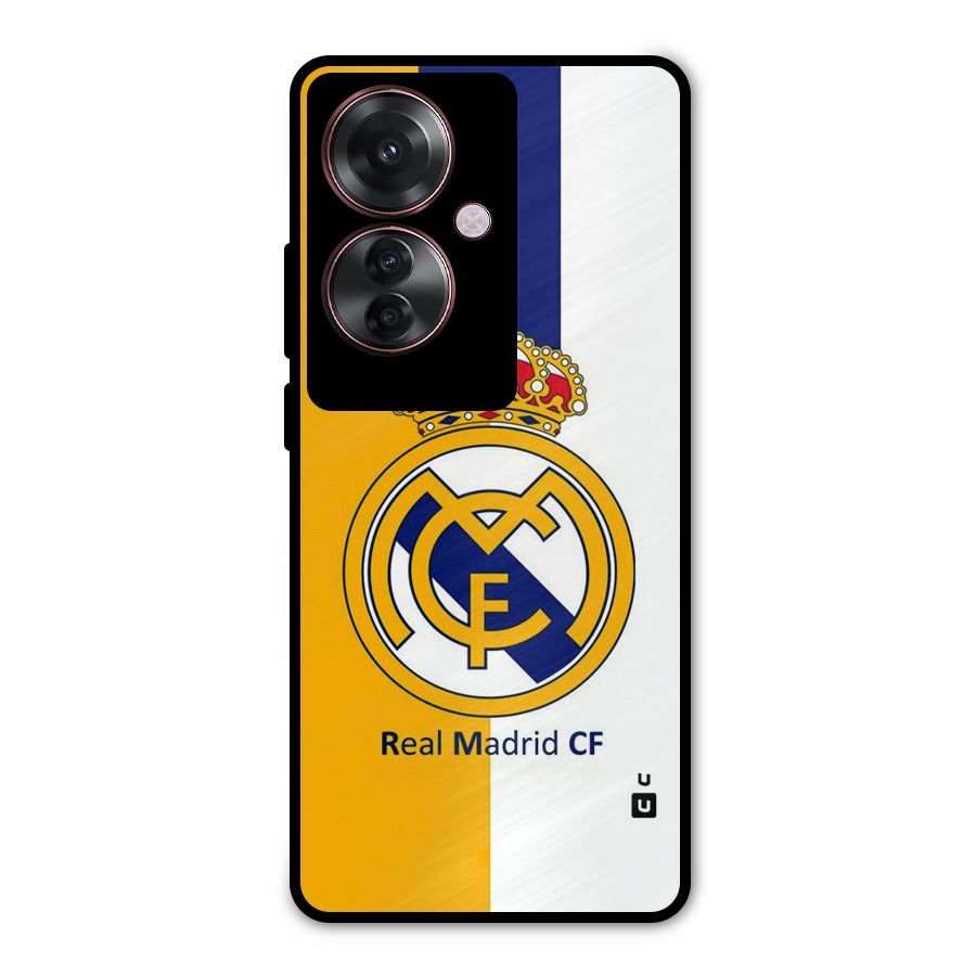 Real Madrid Metal Back Case for Oppo F25 Pro