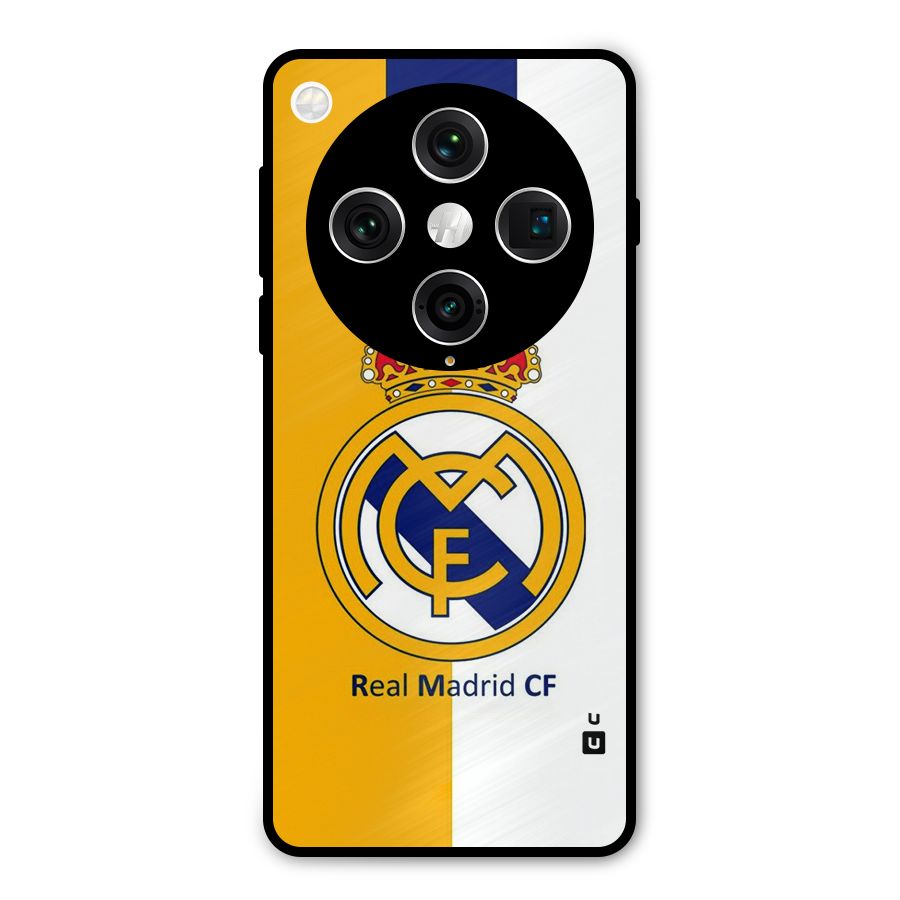 Real Madrid Metal Back Case for Oppo Find X8 Pro