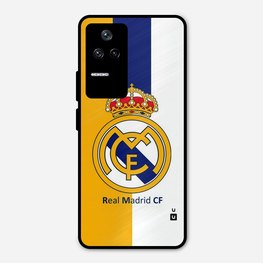 Real Madrid Metal Back Case for Poco F4 5G