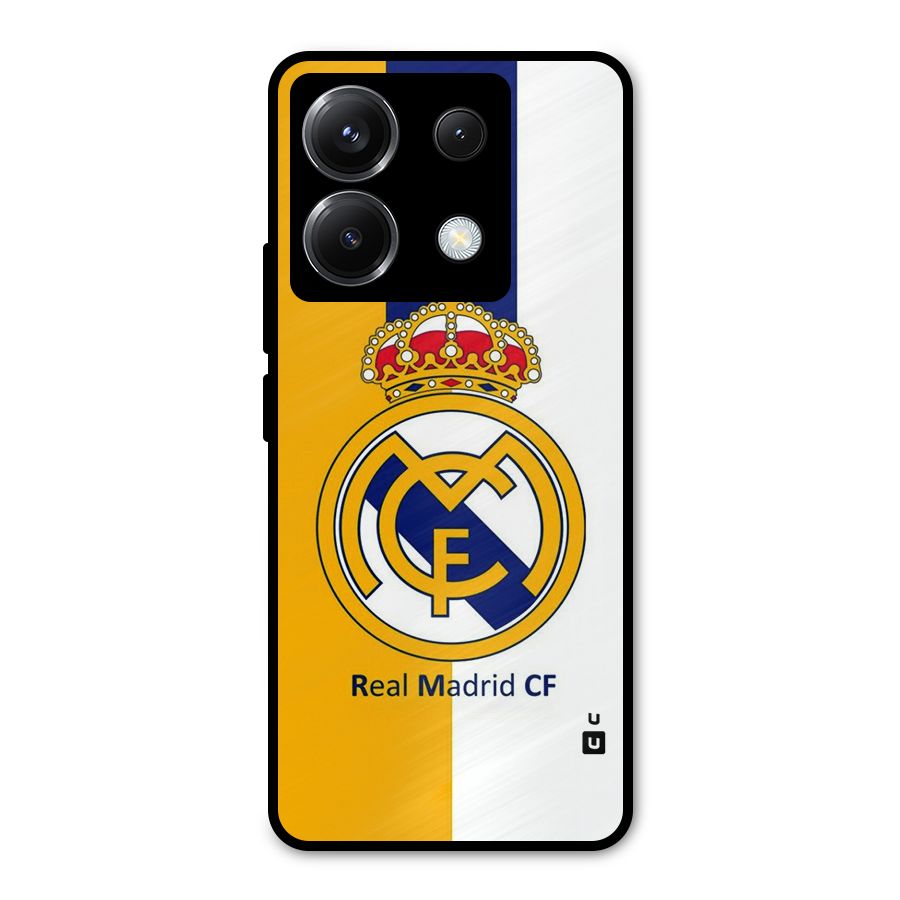 Real Madrid Metal Back Case for Poco X6