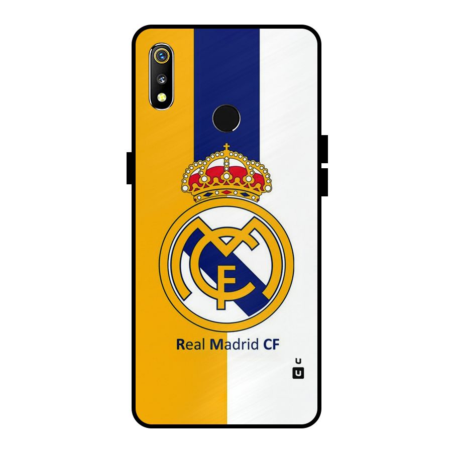 Real Madrid Metal Back Case for Realme 3i