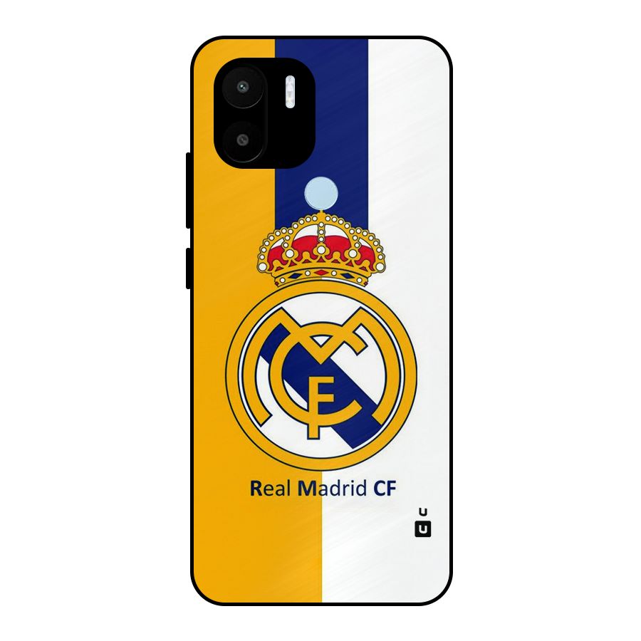 Real Madrid Metal Back Case for Redmi A2+