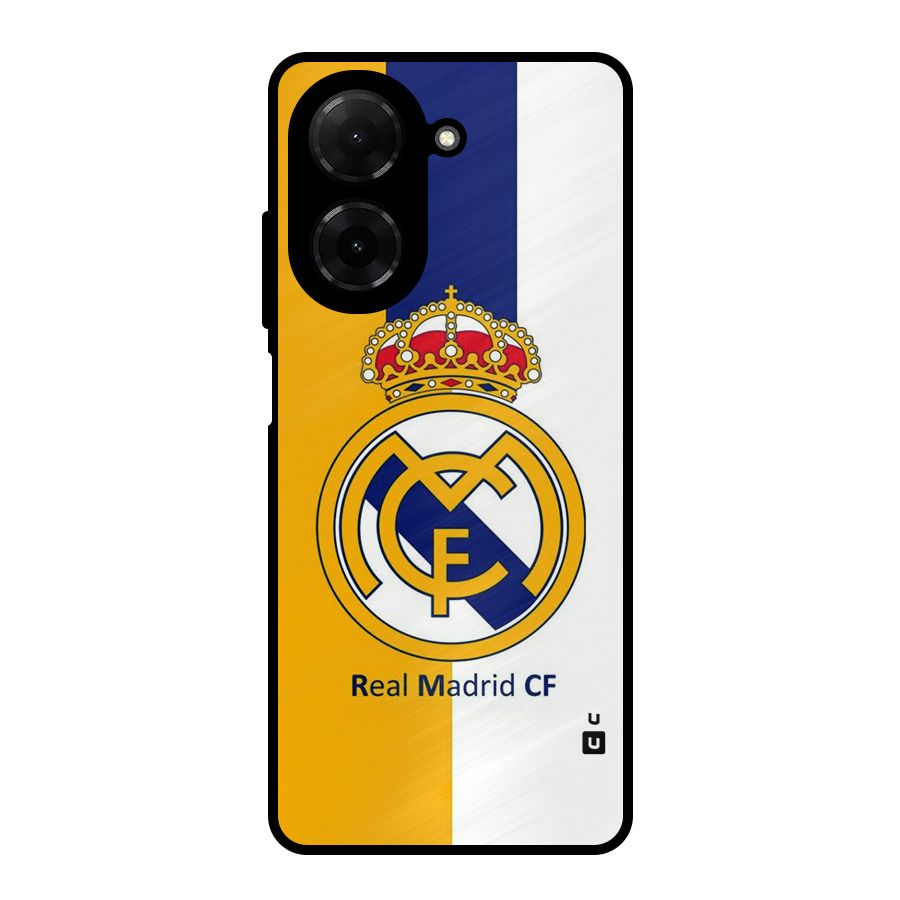 Real Madrid Metal Back Case for Redmi A5 4G