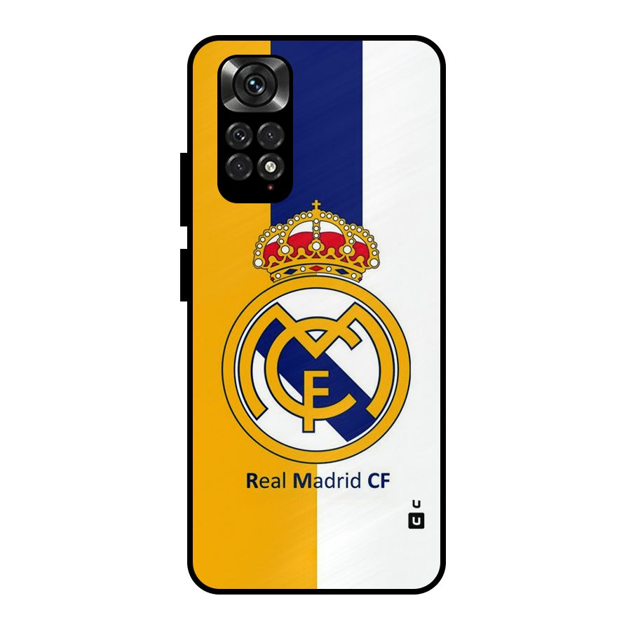 Real Madrid Metal Back Case for Redmi Note 11 Pro Plus 5G